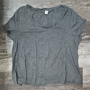 Old Navy Women's Charcoal Gray Top